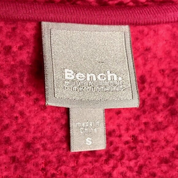 Bench Okehampton Textured Fleece Jacket - Raspberry - S - Picture 9 of 11